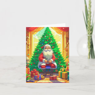 Tarjeta Navidades Anime A - AI - Santa Claus