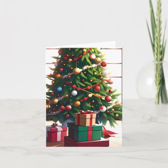 Tarjeta Navidades Anime K - AI (Anverso)