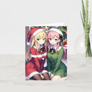 Tarjeta Navidades Anime L - AI