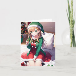 Tarjeta Navidades Anime N - AI