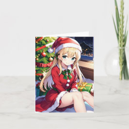 Tarjeta Navidades Anime P - AI