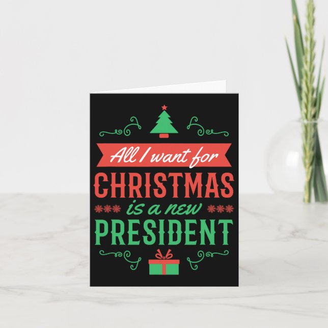 Tarjeta Navidades anti Trump se resisten a Pajama (Anverso)