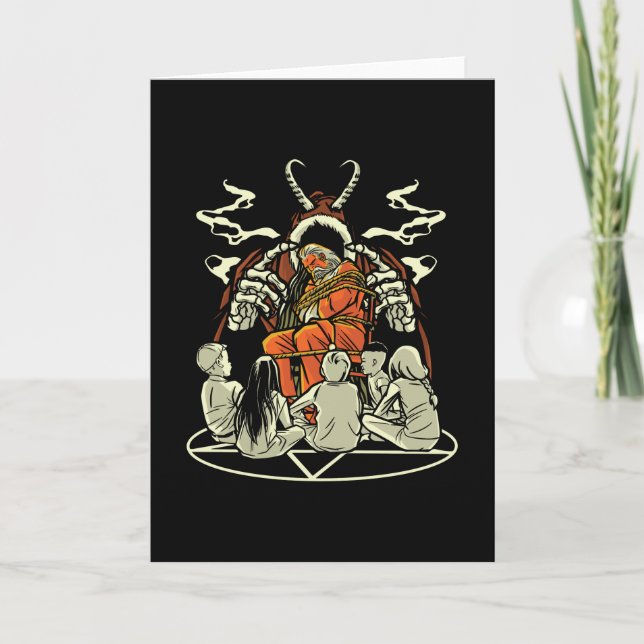 Tarjeta Navidades aterradores (Anverso)