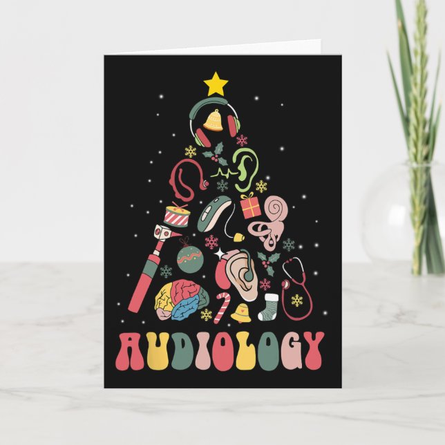 Tarjeta Navidades Audiólogos navidades (Anverso)