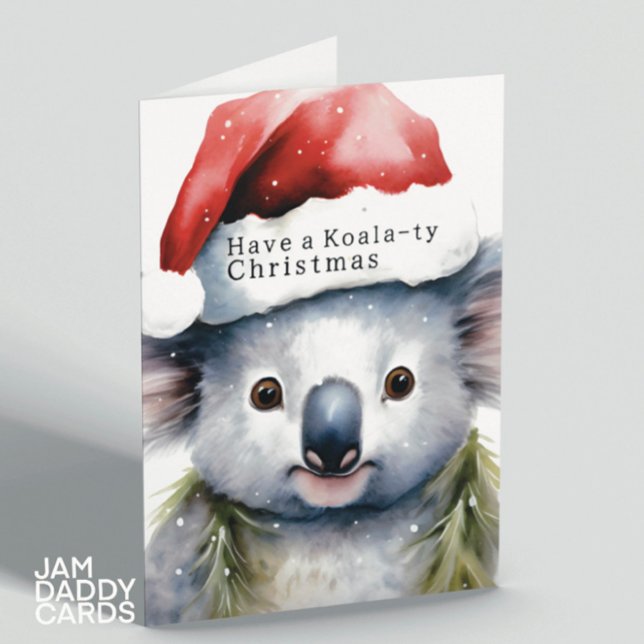 Tarjeta Navidades australianos Koala (Subido por el creador)