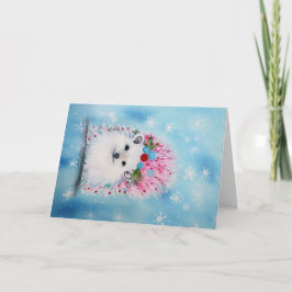 Tarjeta Navidades Baby Animals Hedgehog Holiday