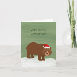 Tarjeta Navidades Beary