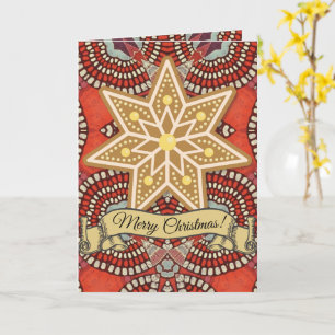 Tarjeta Navidades bendiciendo a Navidades afrocéntricos