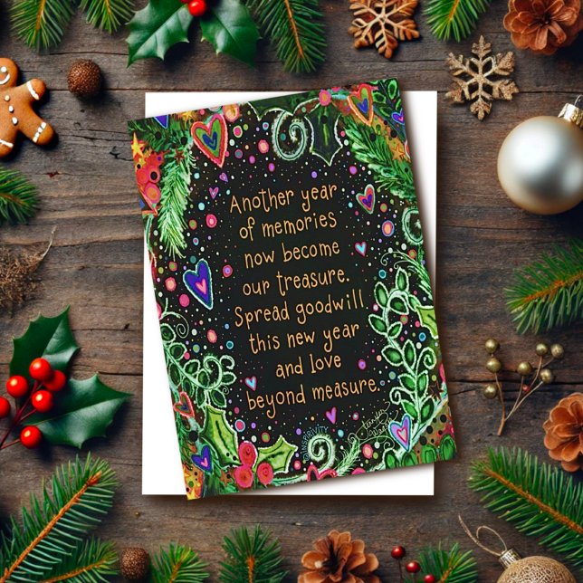 Tarjeta Navidades Bendición Cita Bonito Inspirador (Subido por el creador)