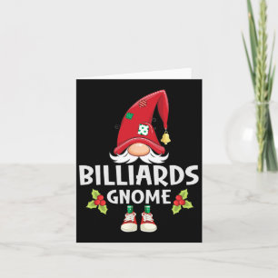 Tarjeta Navidades Billiards Gnome X-mas Family Mating