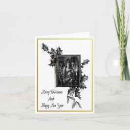 Tarjeta Navidades Blancos Y Negros