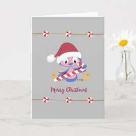 Tarjeta Navidades Bluebird Candy Mint Blank en vacaciones