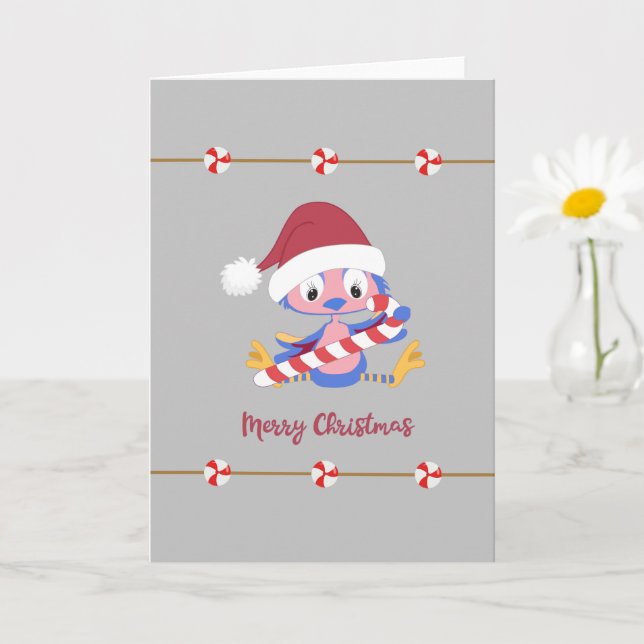 Tarjeta Navidades Bluebird Candy Mint Blank en vacaciones (Planta pequeña)