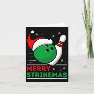 Tarjeta Navidades Bowling
