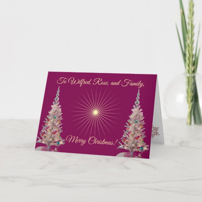 Tarjeta Navidades brillantes, A Mi Hermano Y Familia, Tarj (Anverso)