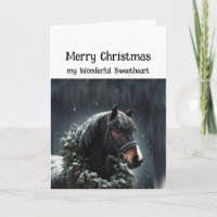 Navidades Caballo Negro Maravilloso querido