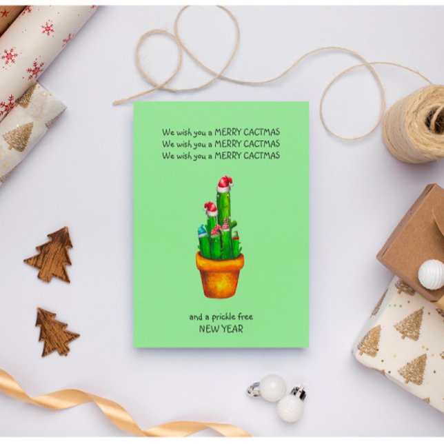 Tarjeta Navidades Cactus (Subido por el creador)