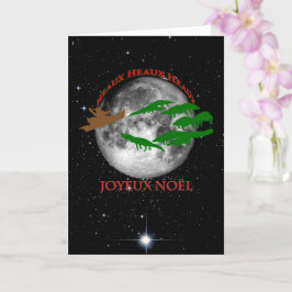 Tarjeta Navidades cajún