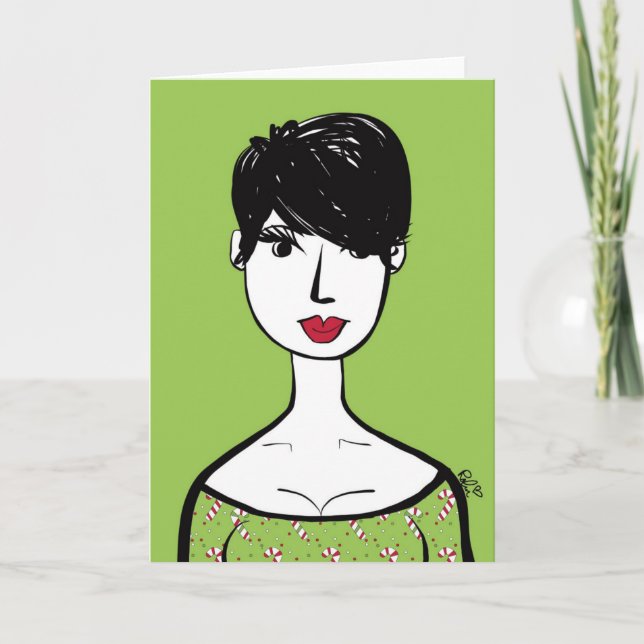 Tarjeta Navidades Candy Cutie (Anverso)