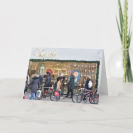 Tarjeta Navidades Compradores Fotografía de King's Road Lo