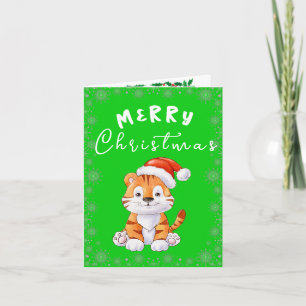 Tarjeta Navidades con gato