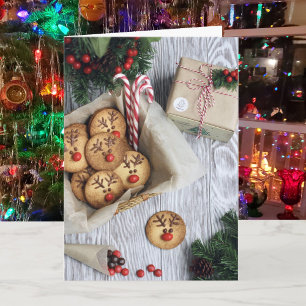 Tarjeta Navidades Cookies Newsletter y Holiday Greeting