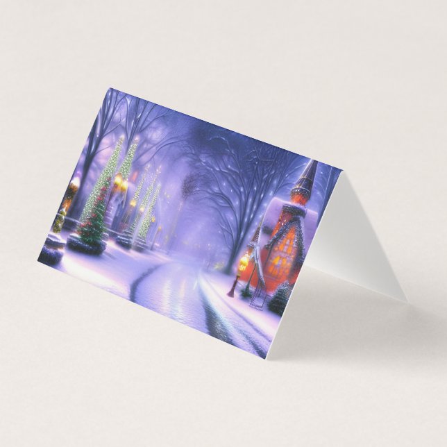Tarjeta Navidades Cottage Winderland (Anverso)