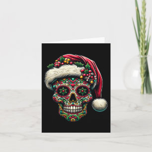 Tarjeta Navidades Cráneo De Azúcar Día De Los Muertos Xm