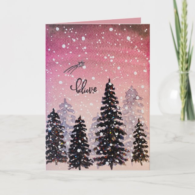 Tarjeta Navidades "Créanme" (Anverso)