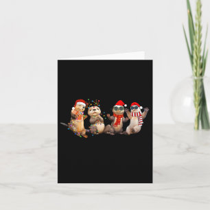 Tarjeta Navidades Cutter Pajama Funny Xmas Encender Anim