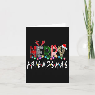 Tarjeta Navidades de Amigos de Feliz Amistad coincidiendo