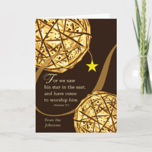 Tarjeta Navidades de añadir un nombre con Matthew 2