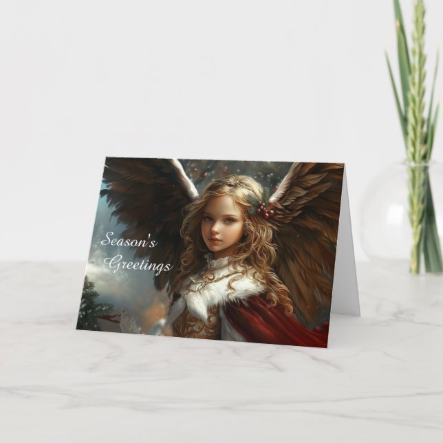Tarjeta Navidades de Angel (Anverso)