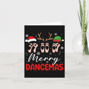 Tarjeta Navidades de bailes de cerezo Ballet Smono Ss Cute