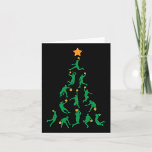 Tarjeta Navidades de baloncesto