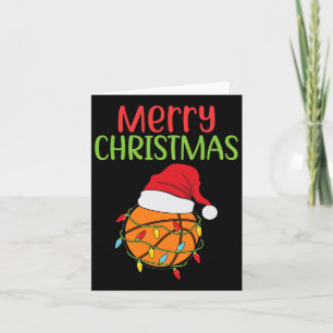 Tarjeta Navidades de baloncesto Santa Xmas Navidades depor