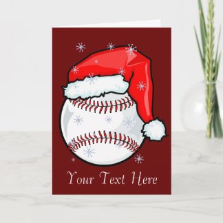Tarjeta - Navidades de béisbol