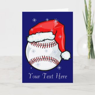 Tarjeta - Navidades de béisbol