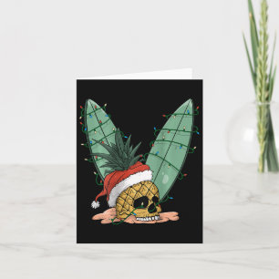 Tarjeta Navidades De Calavera De Piña En Julio En Santa Ha