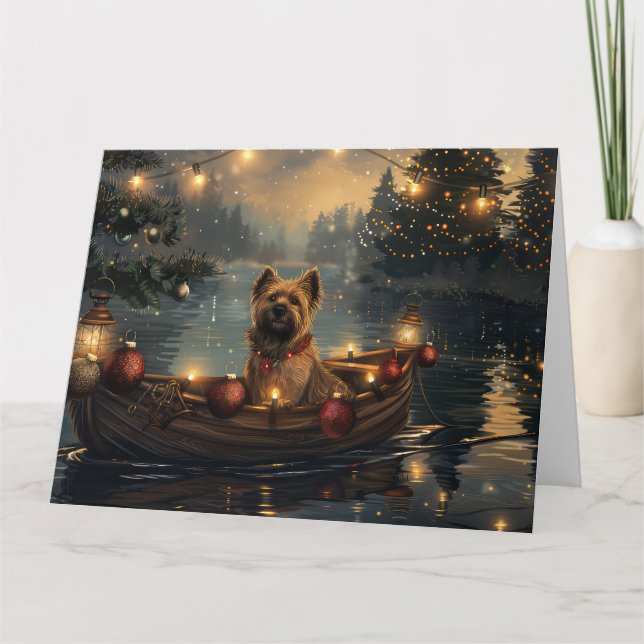 Tarjeta Navidades de Cane Corso Festividades (Anverso)