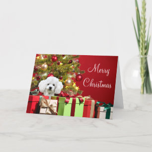 Tarjeta Navidades de cangrejo blanco