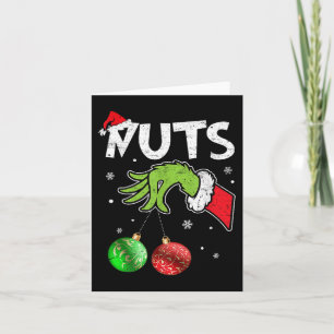 Tarjeta Navidades de castañas Familia Pareja de Chest