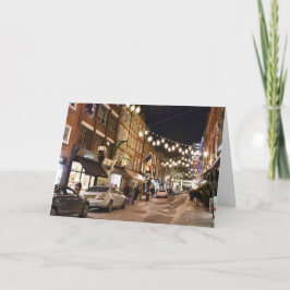 Tarjeta Navidades de Covent Garden Londres Fotografía del 