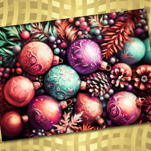 Tarjeta Navidades de dibujo del Pastel duro Motifs Peach