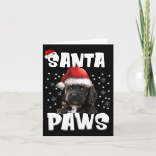 Tarjeta Navidades de Diversión Apoo Iluminan Perro Perro P
