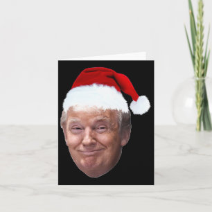 Tarjeta Navidades de Donald Trump curioso regalo de Santa 