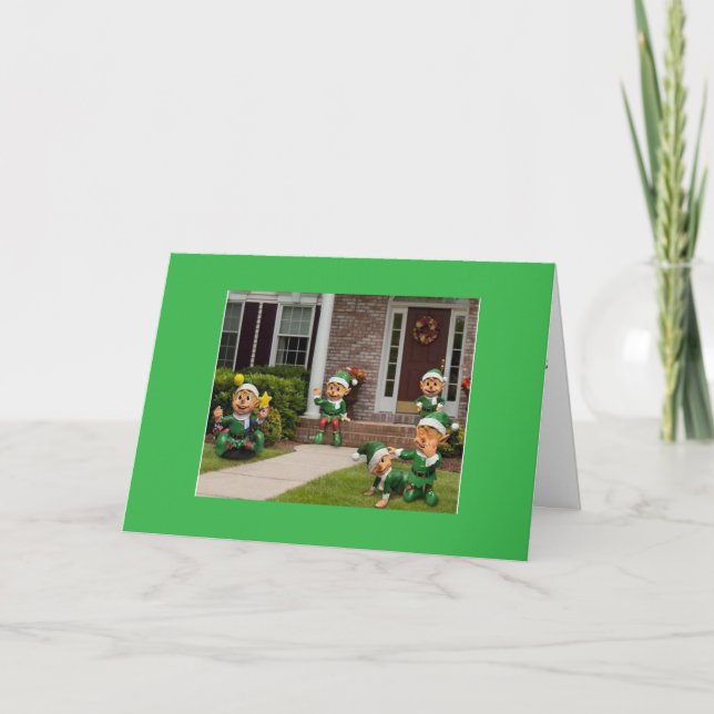 TARJETA "NAVIDADES DE EDAD CON DESEOS NAVIDADES" (Anverso)