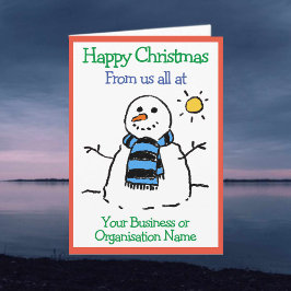 Tarjeta Navidades de empresa u organización