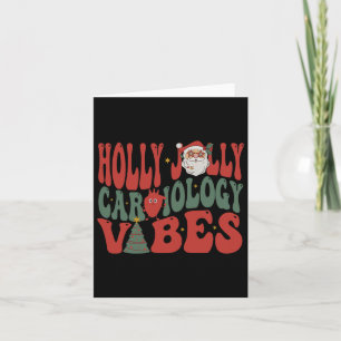 Tarjeta Navidades de Enfermería de Cardiología de Groovy