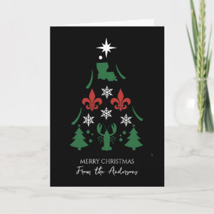 Tarjeta Navidades de feriado de Louisiana Cajun